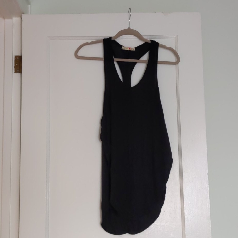 Josh Brown Split-side Racerback Long Tank